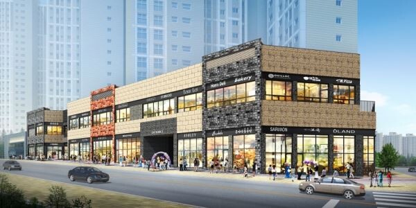 운서역세권 브랜드상가 반도건설‘운서역 유토피아’ 투시도[사진제공=반도건설]