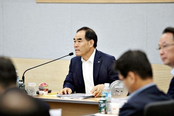 김인식 농어촌공사 사장은 "농업인이 물 걱정 없이 농사지을 수 있도록 농업용수 확보와 공급에 최선을 다하겠다”고 말했다. [사진제공=농어촌공사]