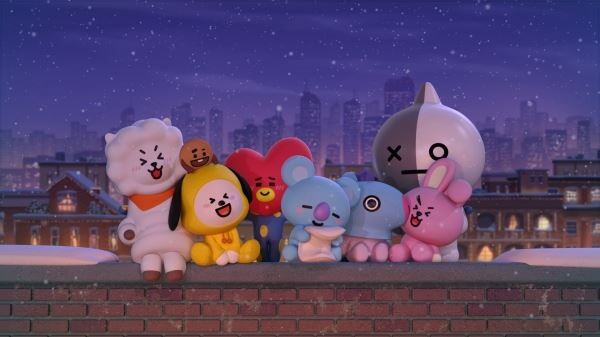 ▲우주스타 BT21 캐릭터. [사진=라인프렌즈]