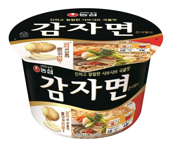 ▲농심 감자면 큰사발. [사진=농심]