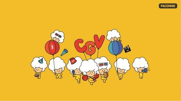 ▲CGV의 새 캐릭터 파코니. [사진=CJ CGV]
