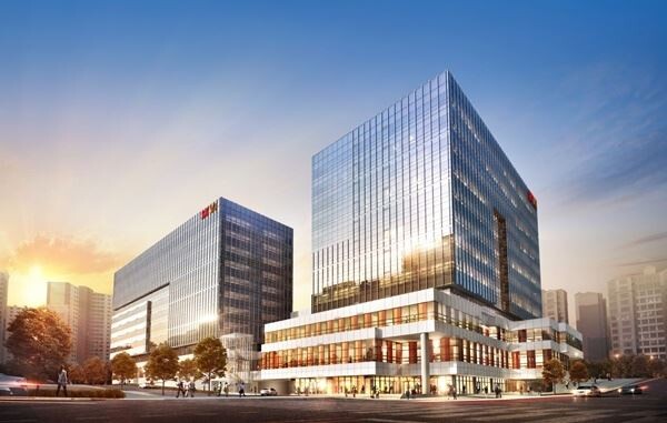 SK건설은 서울시 구로 항동지구 중심상업지구 내 첫 지식산업센터인 '구로 SK V1 center'를 이달 공급한다. [사진제공=SK건설]