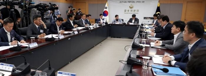 금융위원회는 11일 서울정부청사에서 금융그룹 최고경영자(CEO)?전문가 간담회를 열고 금융그룹 통합감독제도 모범규준 1년 시범적용 성과를 평가하고 향후 운영방향에 대해 논의했다.[사진 = 금융위원회 제공]