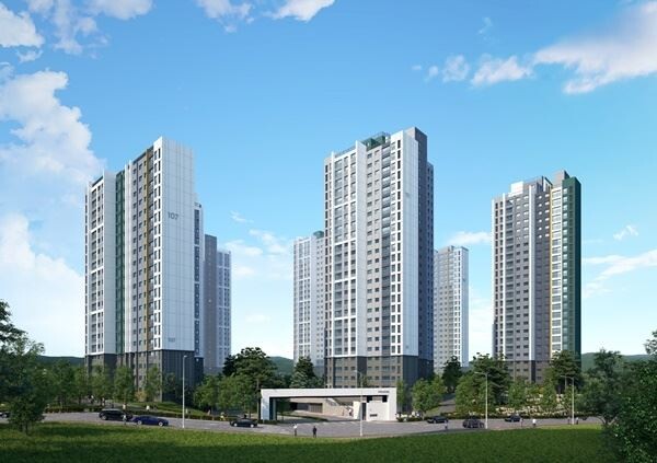 대우건설은 파주시 운정신도시 3지구에서 '운정신도시 파크 푸르지오'를 오는 14일 견본주택 개관과 함께 일반에 분양한다. 사진은  '운정신도시 파크 푸르지오' 조감도 [사진제공=대우건설]