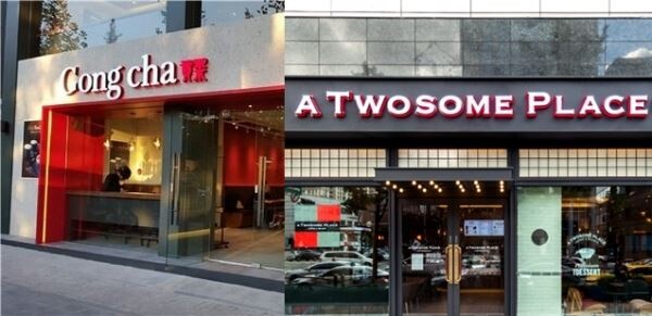 ▲공차 매장과 투썸플레이스 매장. [사진=각사취합]