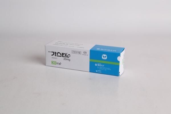 ▲동아가스터정 20mg. [사진=동아에스티]