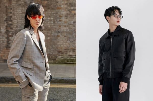 ▲블레이저 재킷(사진에서 왼쪽)과 라이더재킷. [사진=무신사]