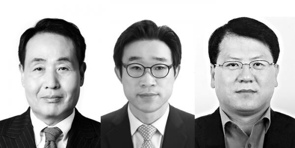 ▲현대백화점그룹은 내년 1월 1일부로 신임 사장단 인사를 단행했다. (사진왼쪽부터) 김형종 현대백화점 신임 대표이사 사장, 윤기철 현대리바트 대표이사 사장, 김민덕 한섬 대표이사 사장. [사진=현대백화점그룹]