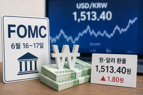 FOMC 앞두고 원화 1510원대 불안…유가 안정에도 달러 방향이 변수
